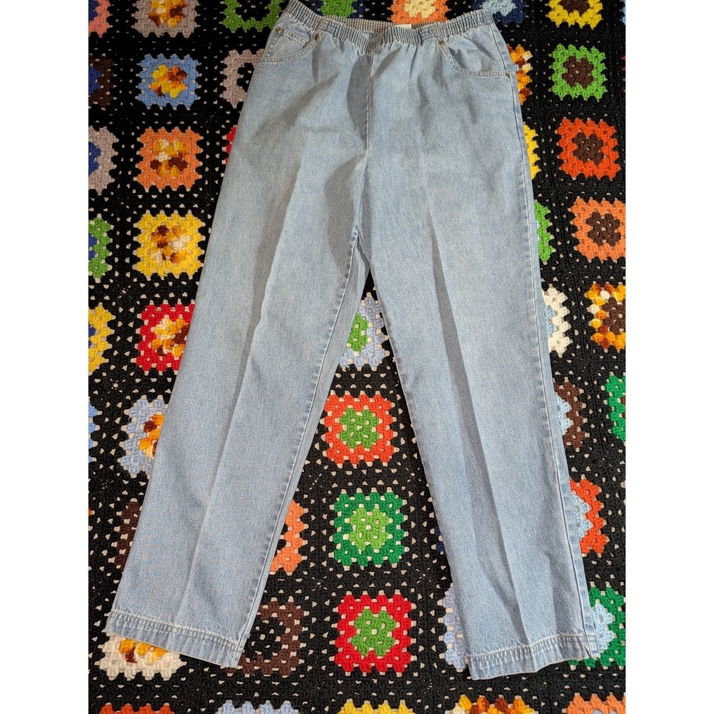 Vintage Field Gear Jeans Elastic Waist Women's Size Medium